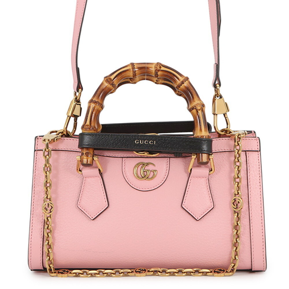 Gucci Diana Small Leather Handbag 735153 GUCCI 2-way Shoulder Bag for Women